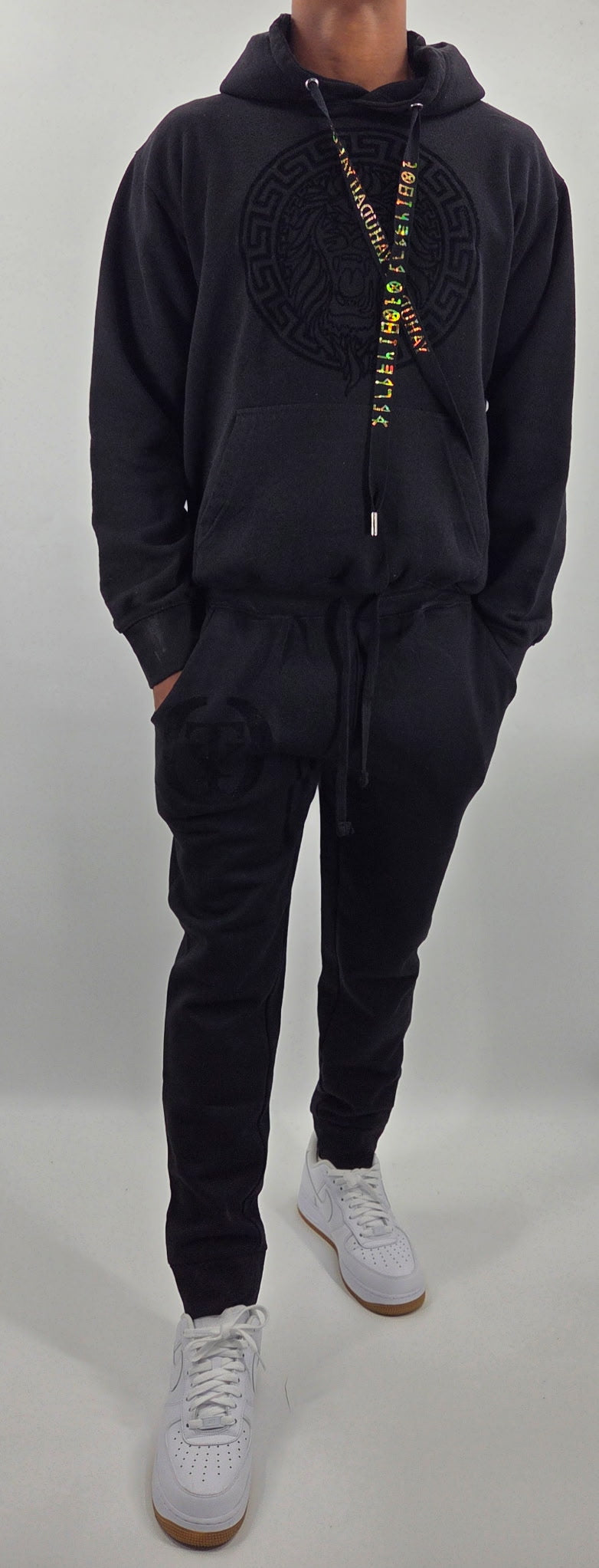 Black Senate Jogger Suit