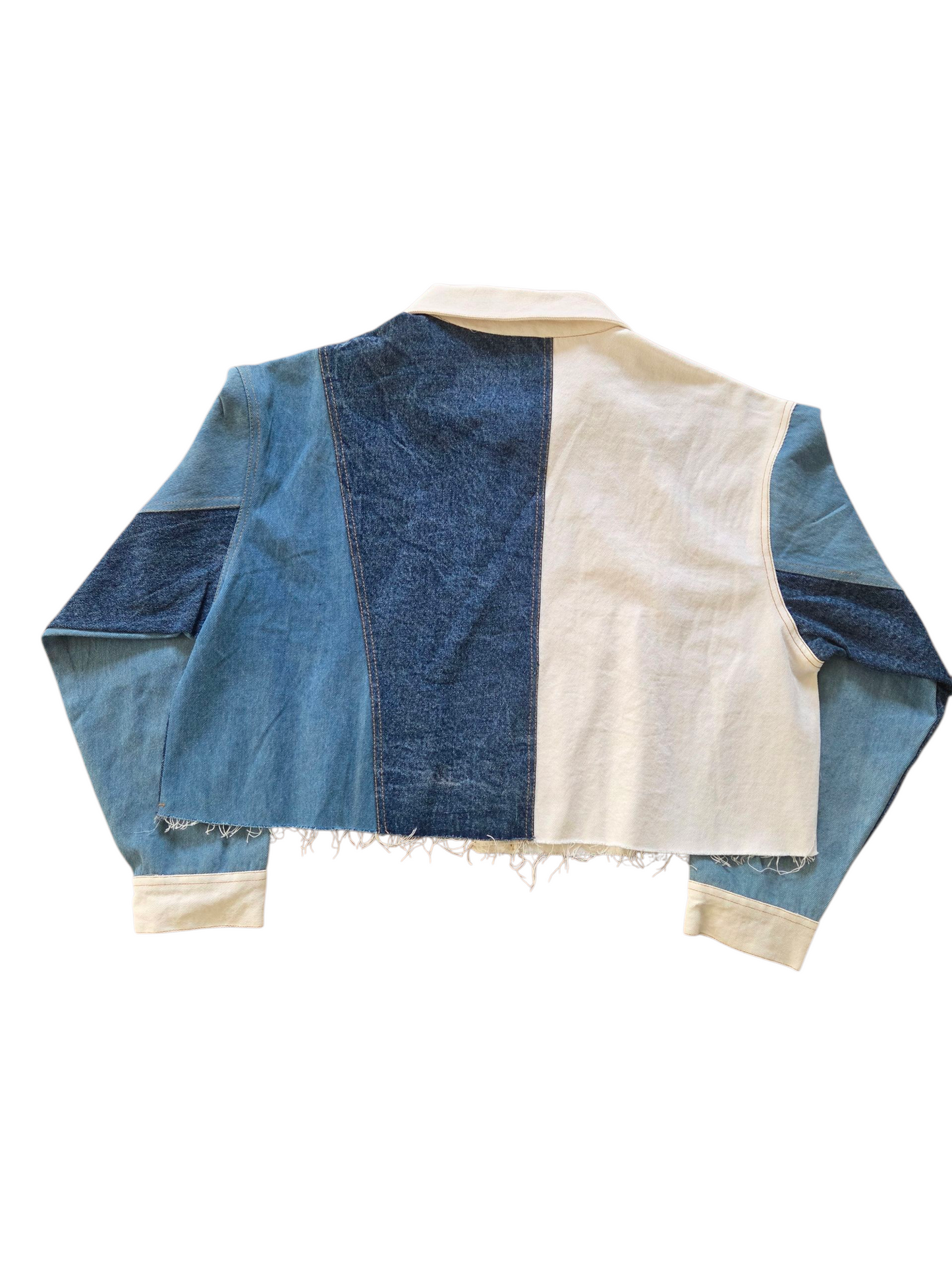 Color Block Denim Jacket