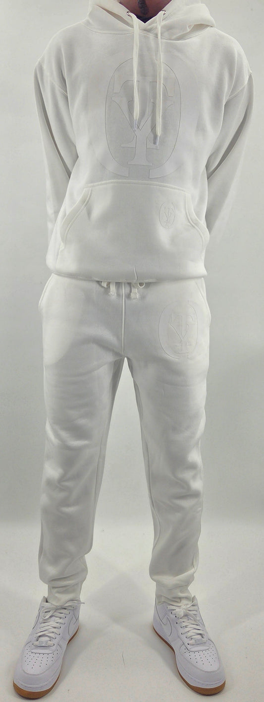 White Tribe Jogger Suit