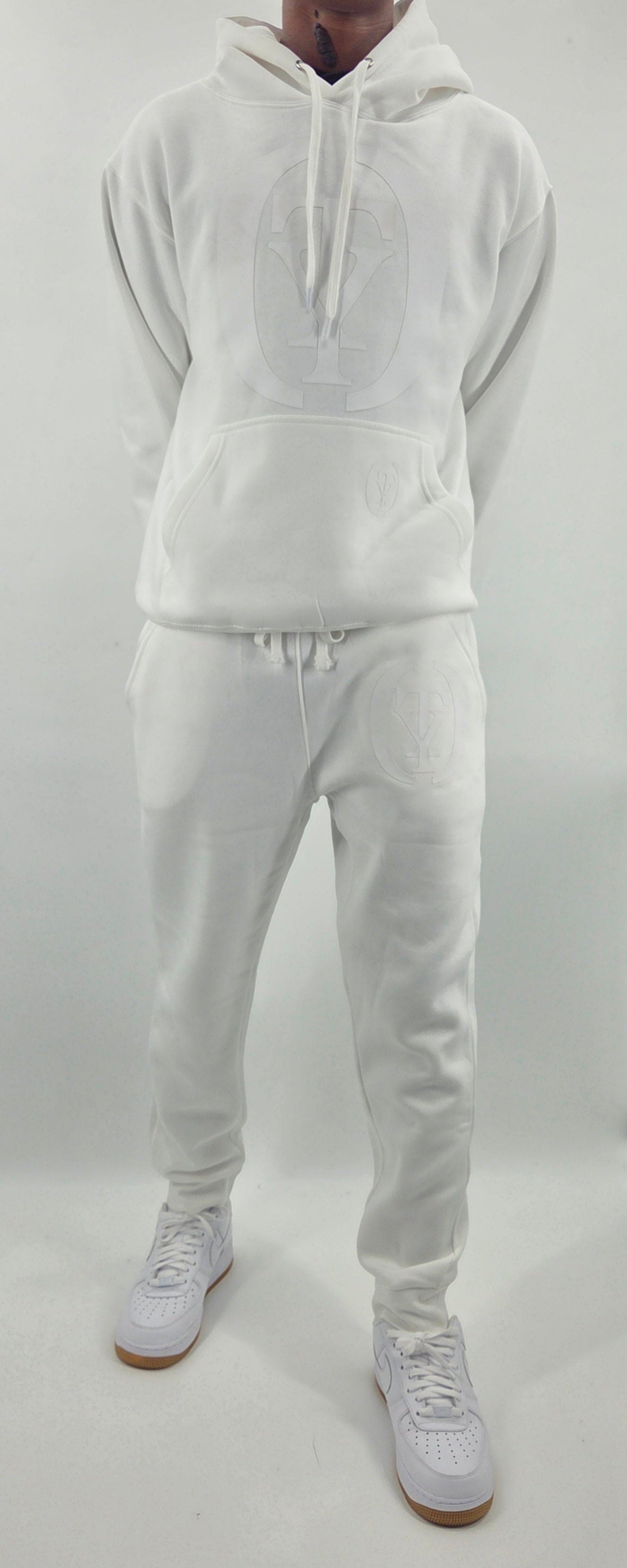 White Tribe Jogger Suit