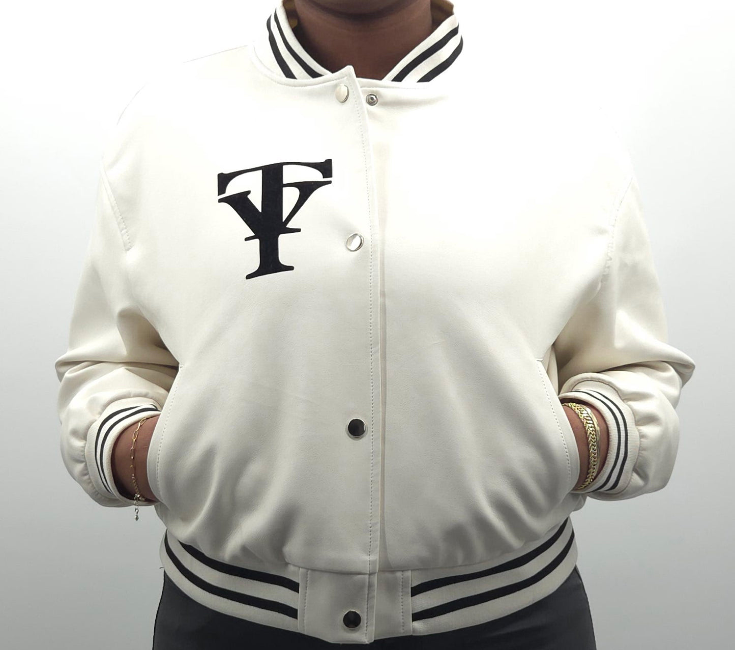 Yahudah Faux Leather Jacket