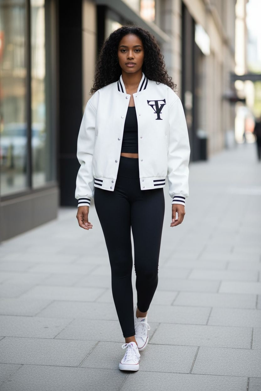 Yahudah Faux Leather Jacket