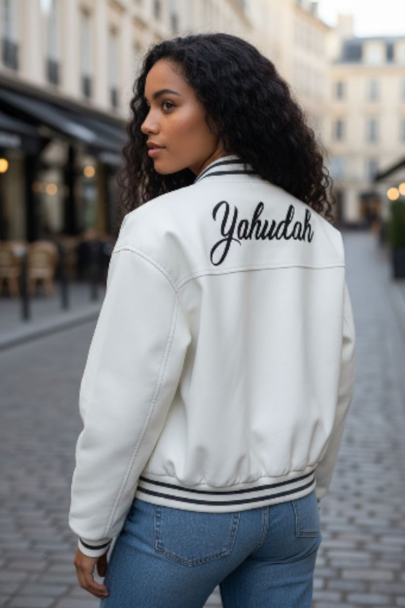 Yahudah Faux Leather Jacket