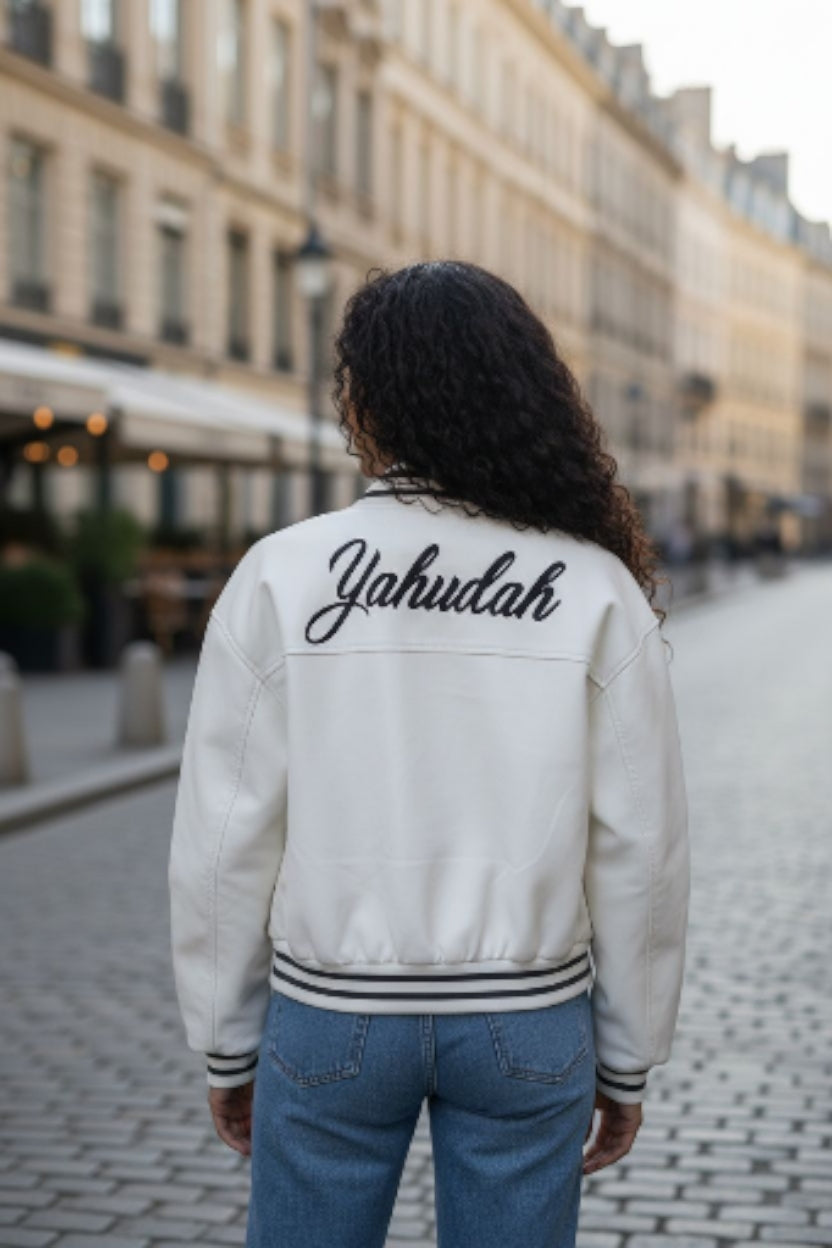 Yahudah Faux Leather Jacket